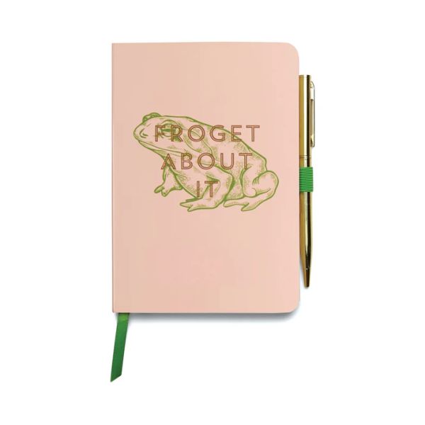 VINTAGE SASS NOTEBOOK WITH PEN - FROGET