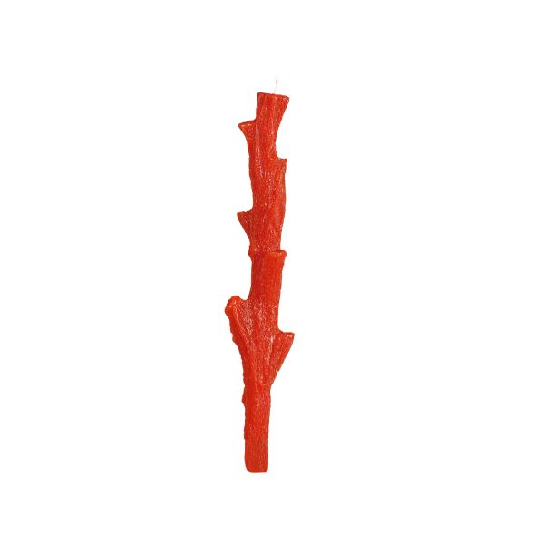 VELA CORAL ROJO PARA CANDELABRO