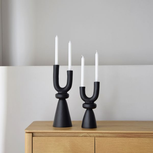 CANDELABRO DUO DE METAL